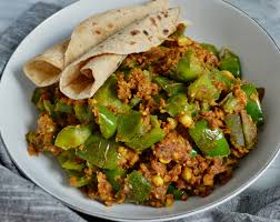 Green Bell Pepper and Onion Bhaji
